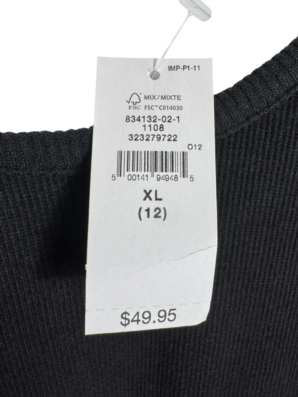 NWT Gap Kids Mixed Media Dress, Black Dots, Size XL (12)